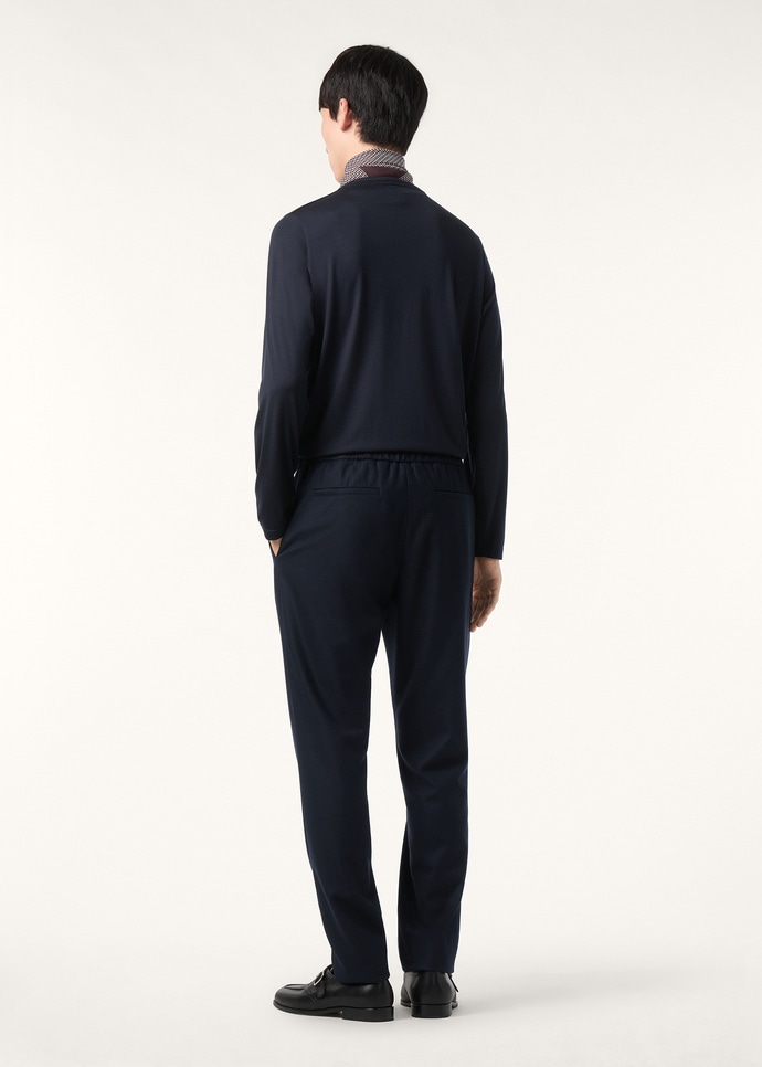 LEISURE CITY TROUSERS GOK FLANNEL_FAP3357_W000_4