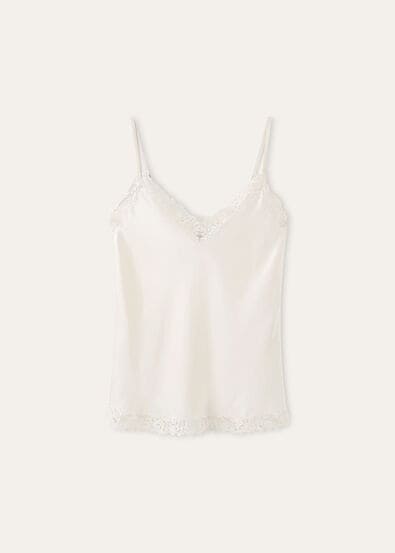 KATERINA EMBROIDERED TOP DRESSY SATIN