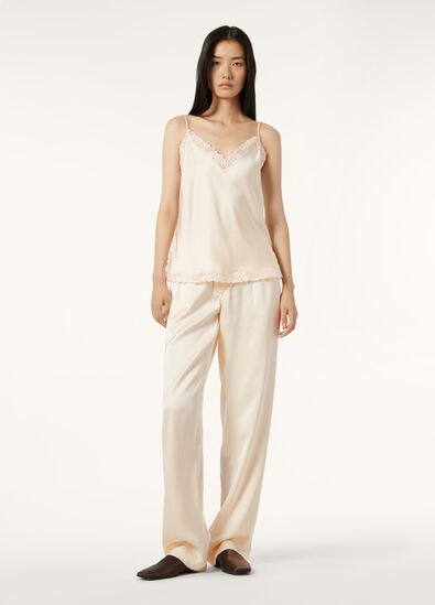 KATERINA EMBROIDERED TOP DRESSY SATIN