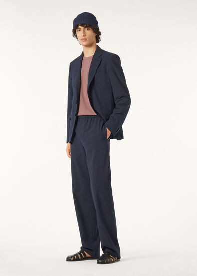 TORINO NOTCH SB JACKET SEERSUCKER WOOL SILK