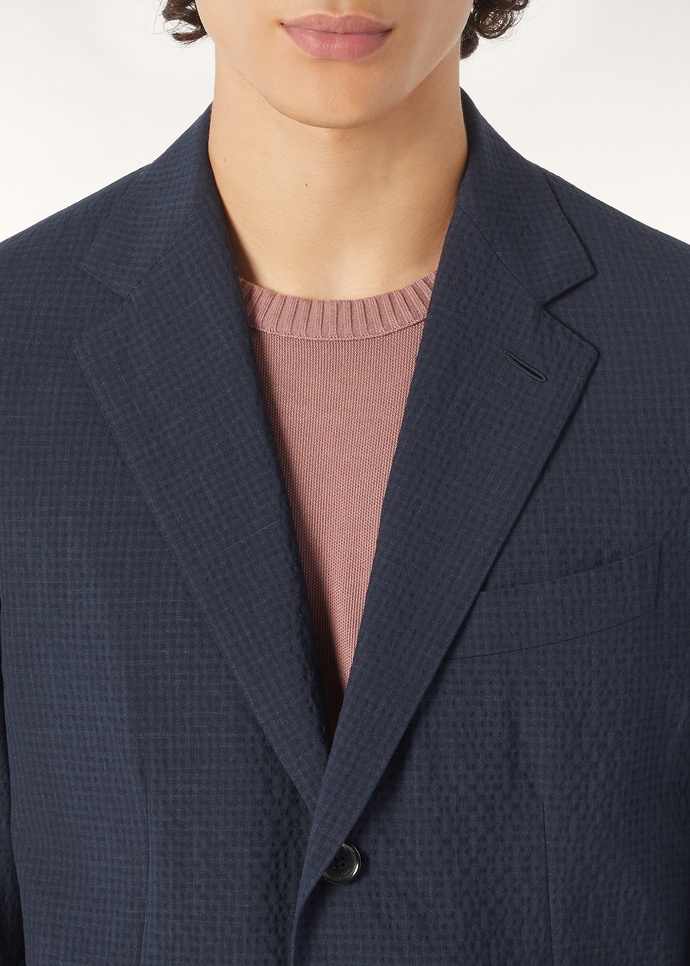 TORINO NOTCH SB JACKET SEERSUCKER WOOL SILK_FAP3537_W0SR_2