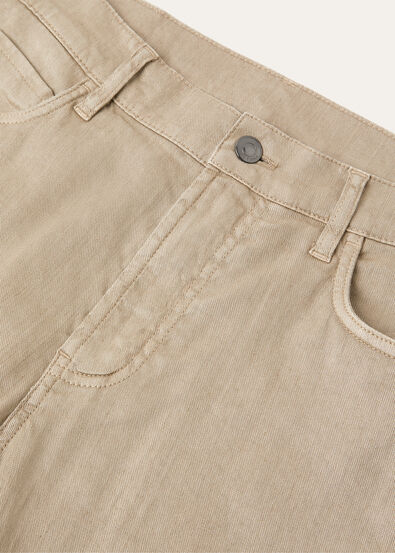 QUARONA BULL LINEN COTTON STRETCH DYED