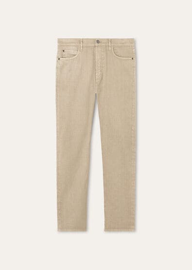 QUARONA BULL LINEN COTTON STRETCH DYED