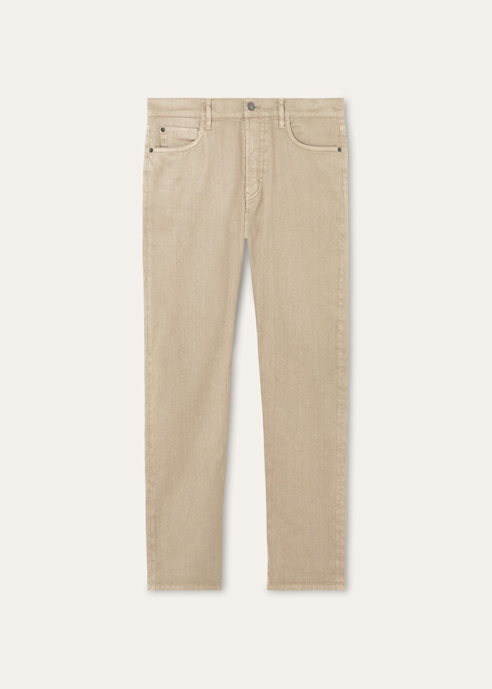 Quarona Jeans Linen, Cotton Vanilla Fiber | Loro Piana CC