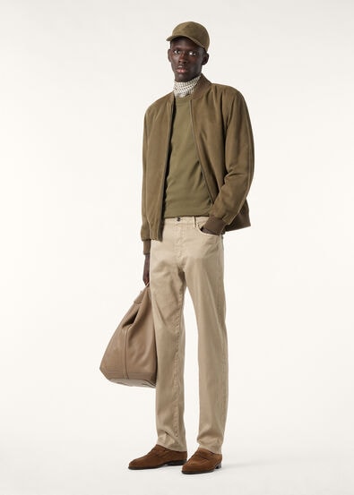 QUARONA BULL LINEN COTTON STRETCH DYED