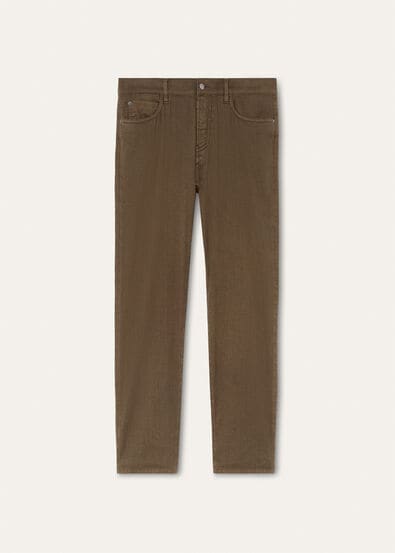 QUARONA BULL LINEN COTTON STRETCH DYED