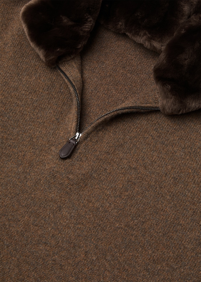 PARKSVILLE HALFNECK SWEATER BABY CASH FUR GG 8_FAP4006_H10W_3