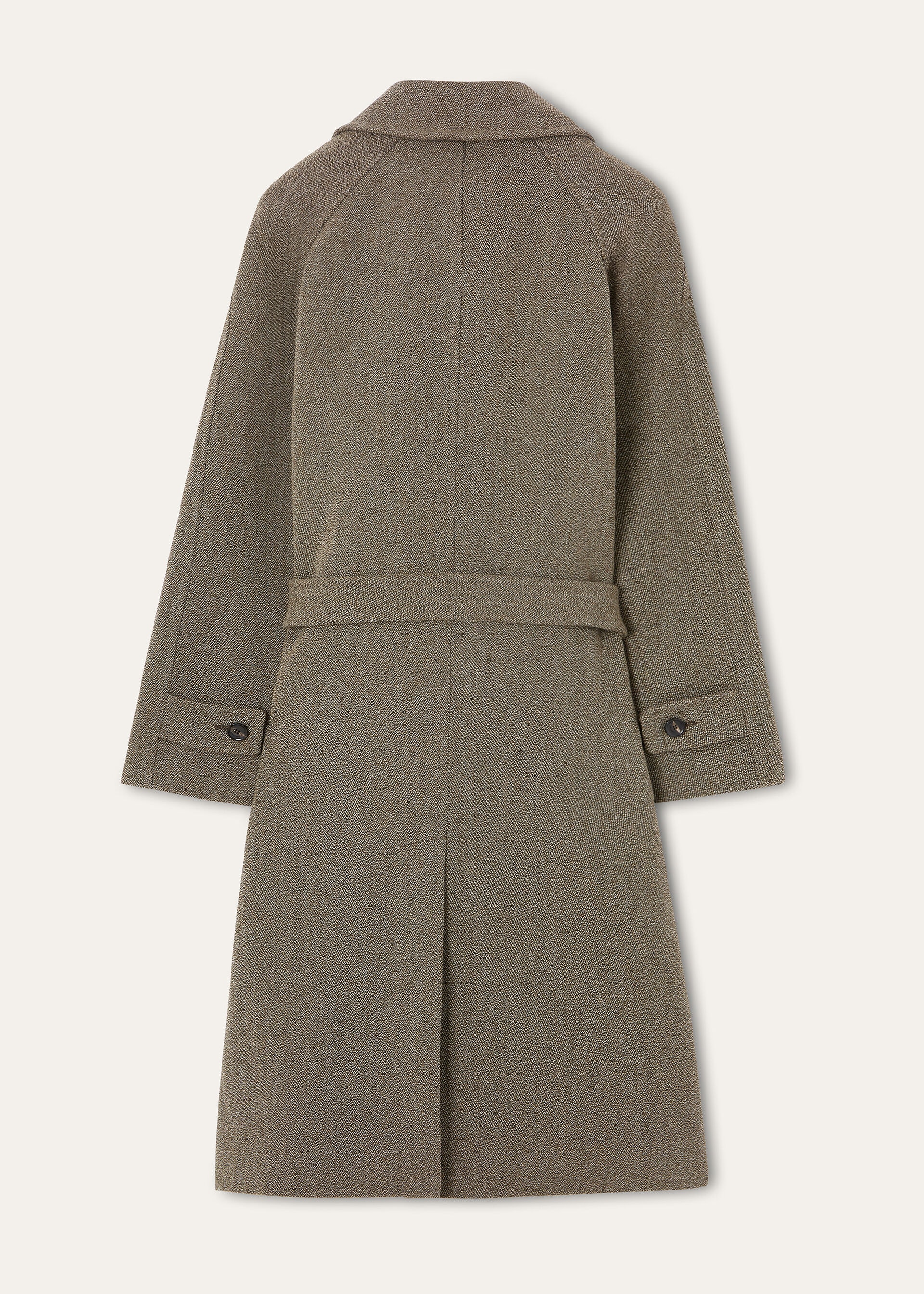 ADRIEN COAT COVER WOOL LINEN RAIN