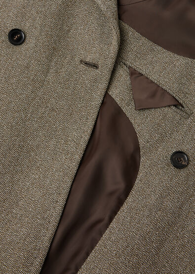 ADRIEN COAT COVER WOOL LINEN RAIN