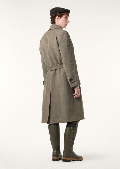 ADRIEN COAT COVER WOOL LINEN RAIN