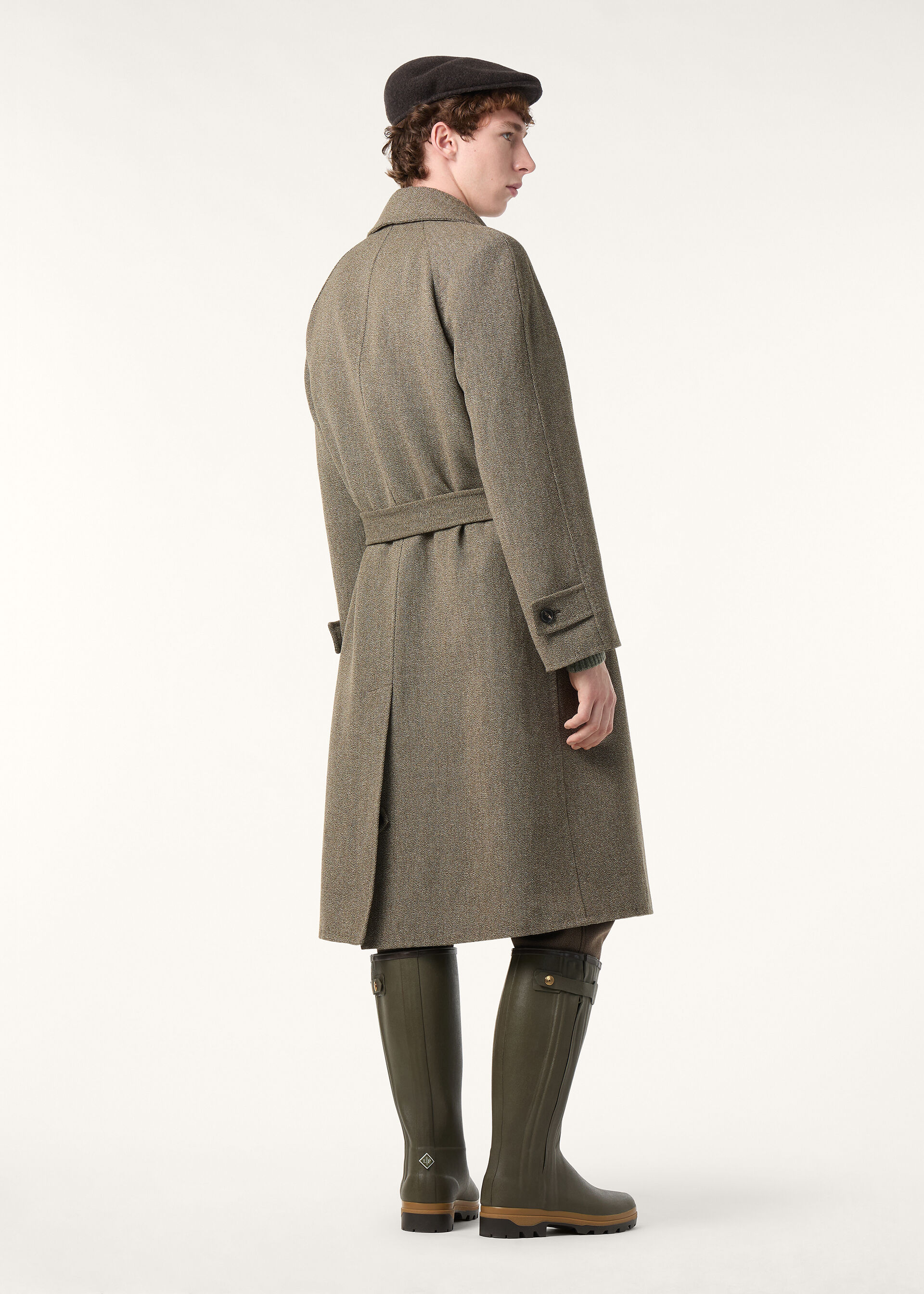 ADRIEN COAT COVER WOOL LINEN RAIN