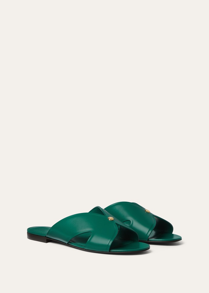 VERA FLAT MULE GLAZED CALF_FAP4651_51G1_2