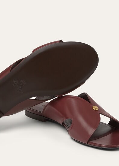 VERA FLAT MULE GLAZED CALF