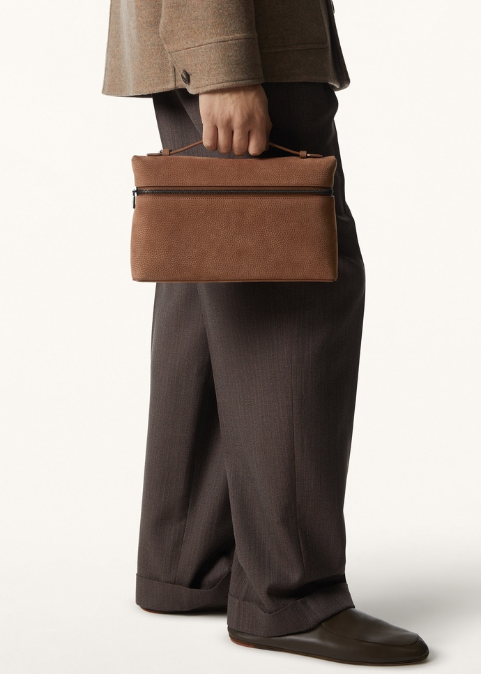 EXTRA POUCH L29 GRAINED NUBUCK/ROUNDED LEATHER_FAP4796_H1GA_NR_2