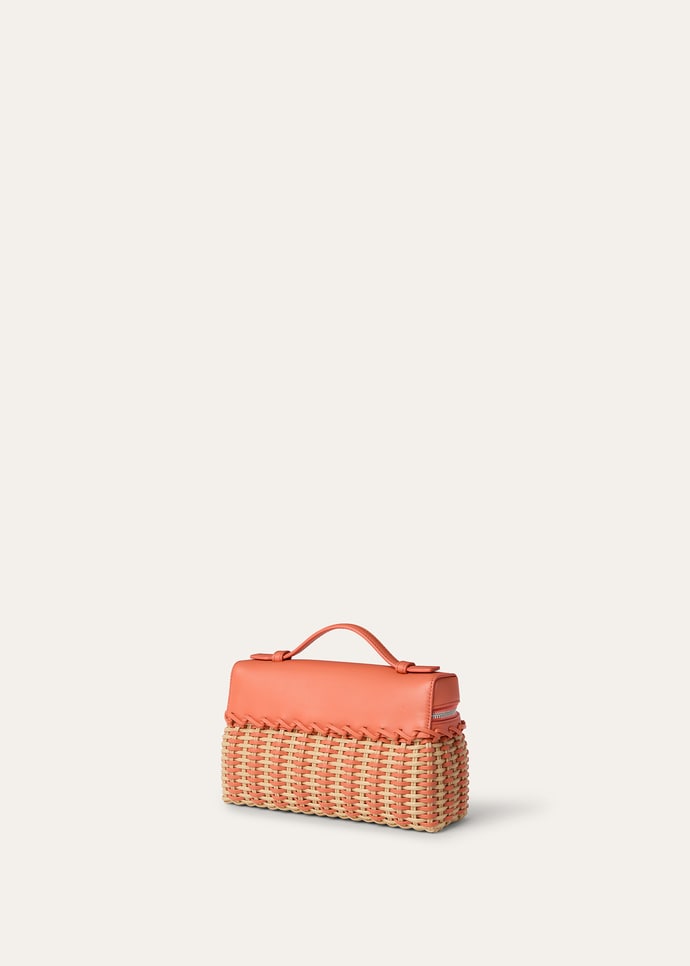 EXTRA POCKET L19 EW BRAIDED WICKER/ROUNDED LEATHER_FAP4810_B5F1_NR_2