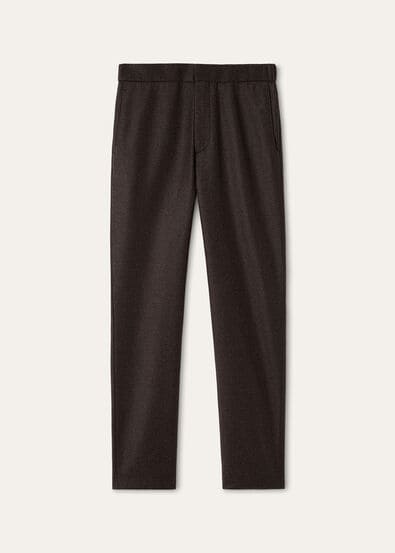 LEISURE CITY TROUSERS WOOL CASH FLANNEL