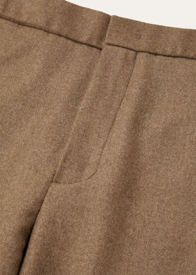 LEISURE CITY TROUSERS WOOL CASH FLANNEL