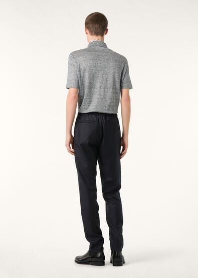 LEISURE CITY TROUSERS WOOL CASH FLANNEL