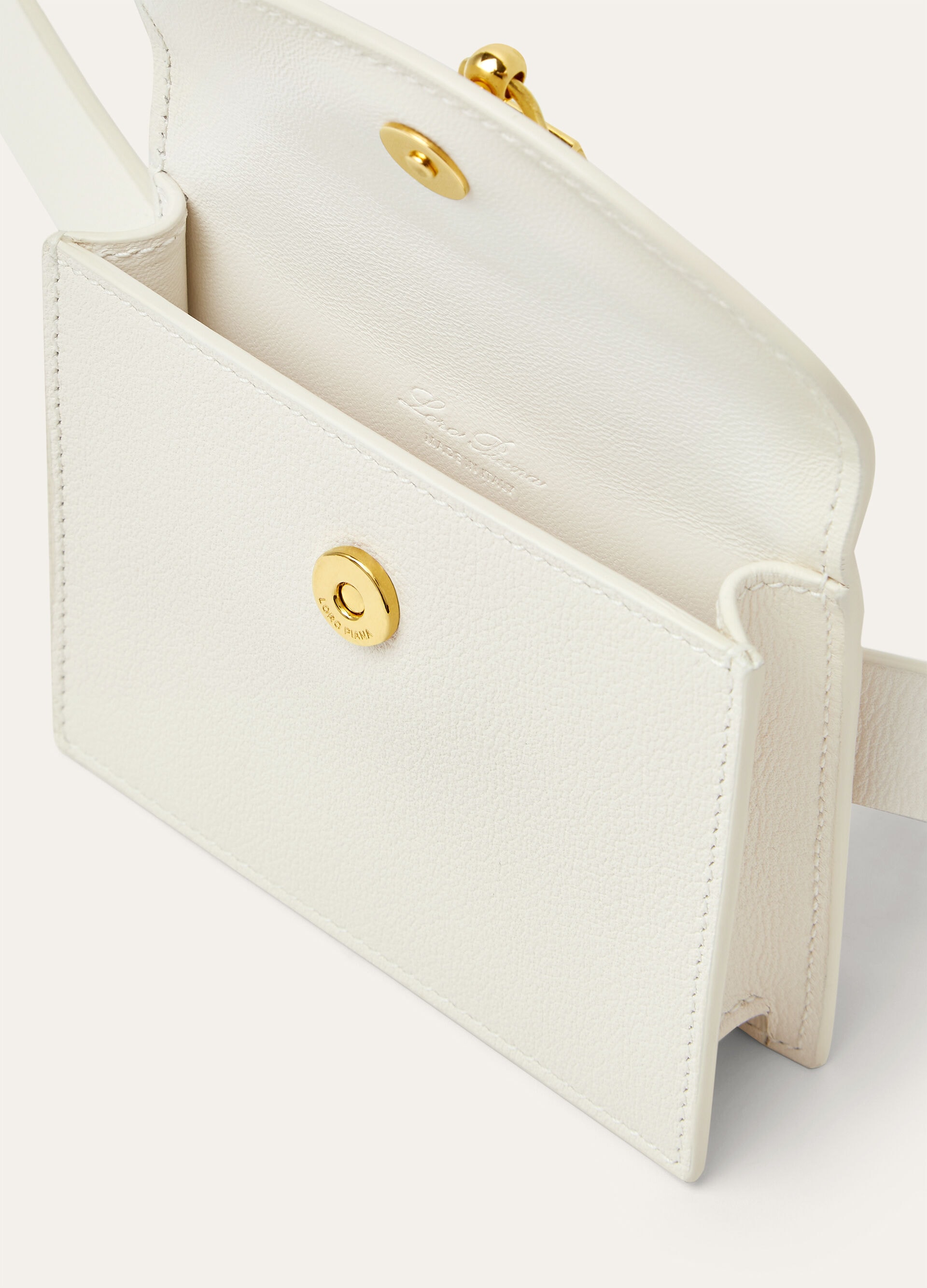 EXTRA POCHETTE BELT LINEN CALF