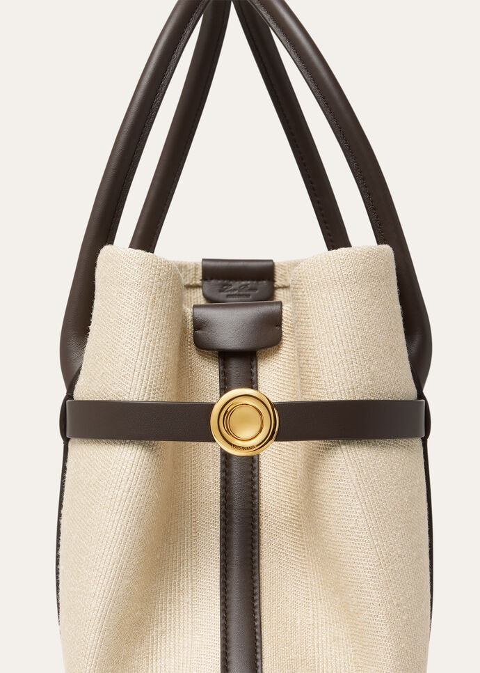 GHIERA SHOPPER SMALL TAILOR.SILK CHEVRON RNDD LTHR_FAP5299_B5AE_NR_6