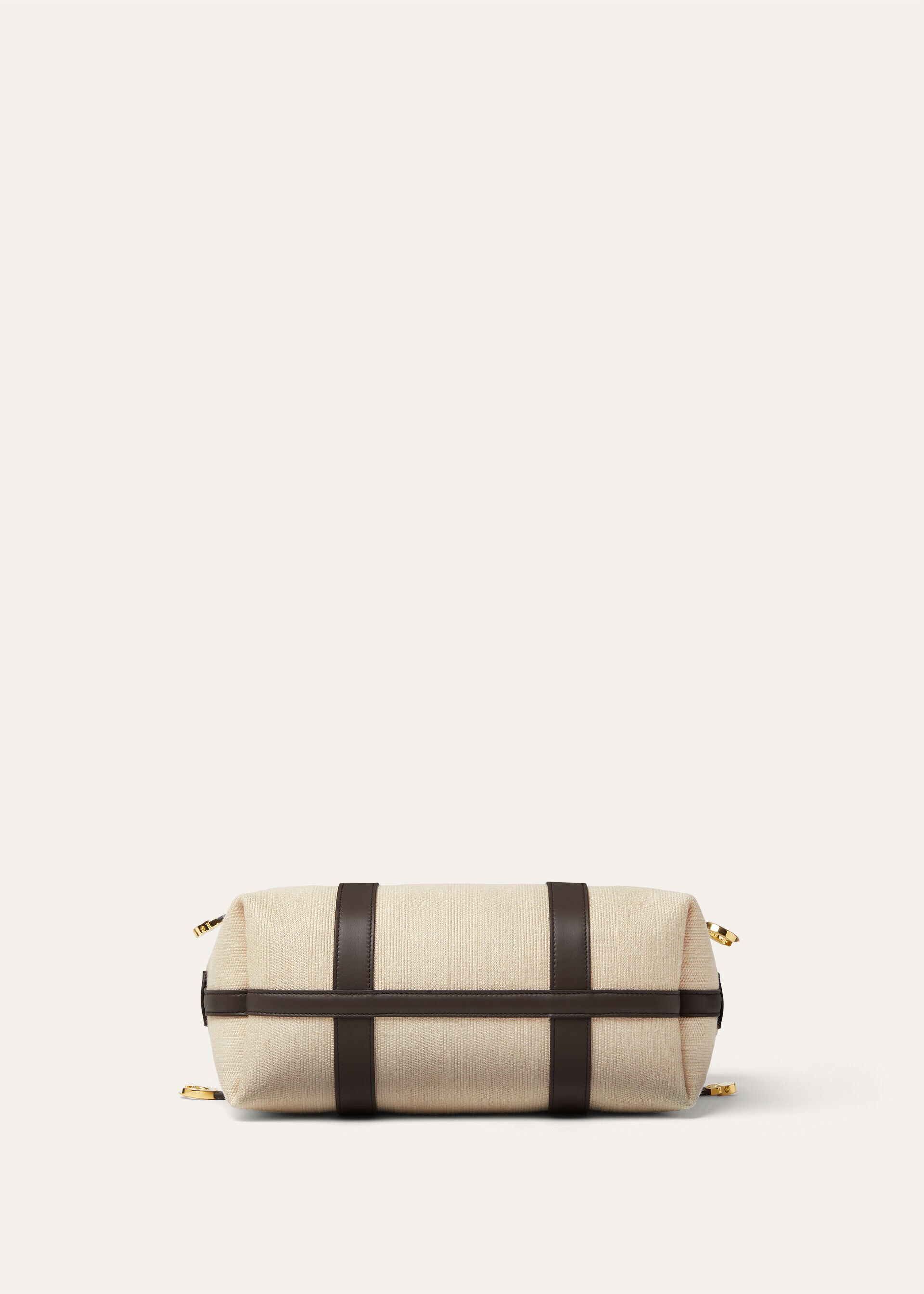 GHIERA SHOPPER SMALL TAILOR.SILK CHEVRON RNDD LTHR