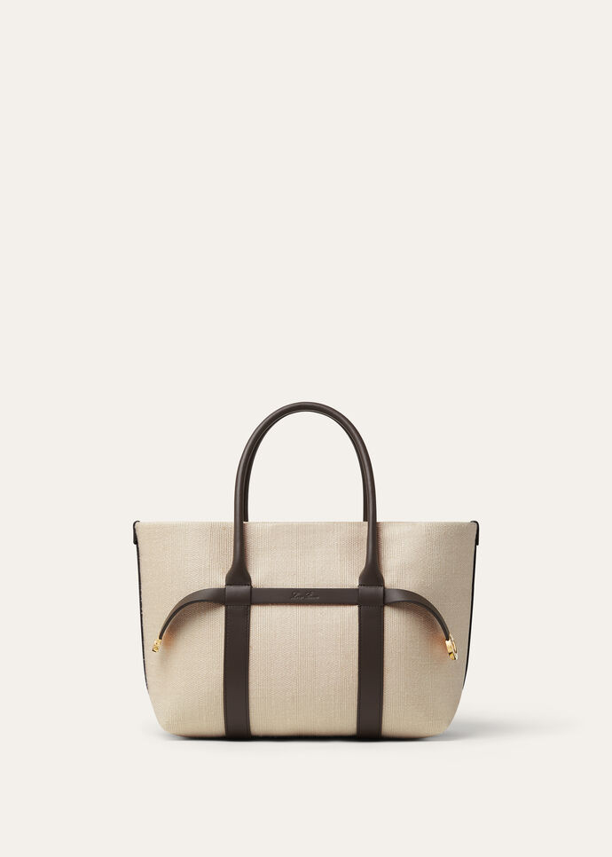 GHIERA SHOPPER SMALL TAILOR.SILK CHEVRON RNDD LTHR_FAP5299_B5AE_NR_3