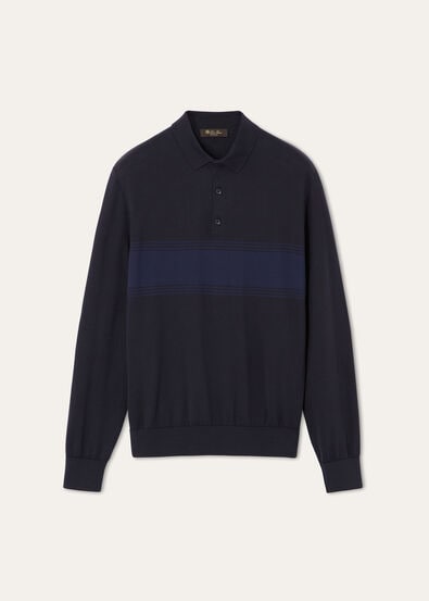 ST. ANDREWS POLO SWEATER COTTON GG 18