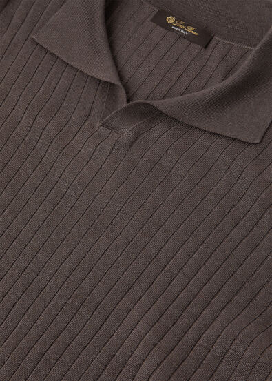 RIO MENDOZA POLO BUTTONLESS LINEN CASH GG 14