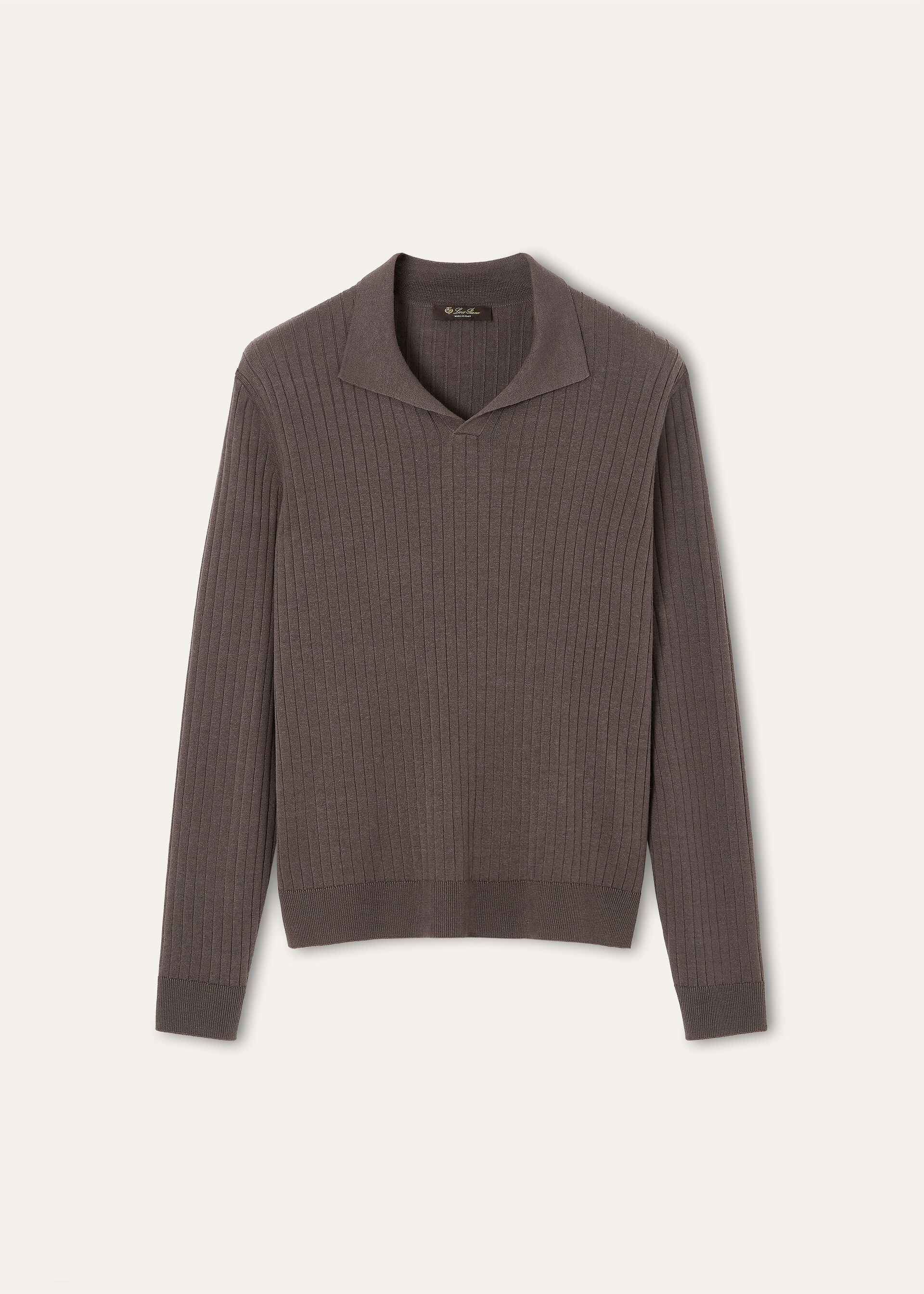 RIO MENDOZA POLO BUTTONLESS LINEN CASH GG 14