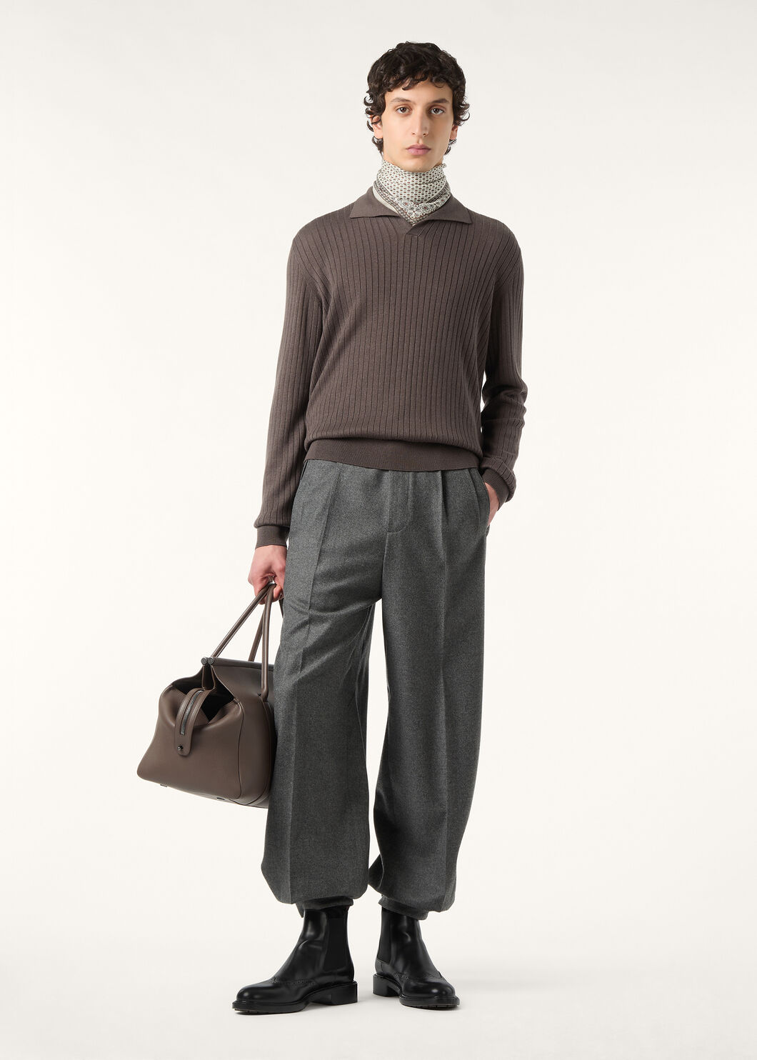 RIO MENDOZA POLO BUTTONLESS LINEN CASH GG 14