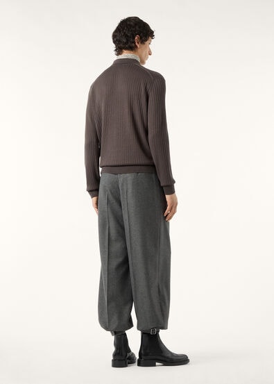 RIO MENDOZA POLO BUTTONLESS LINEN CASH GG 14