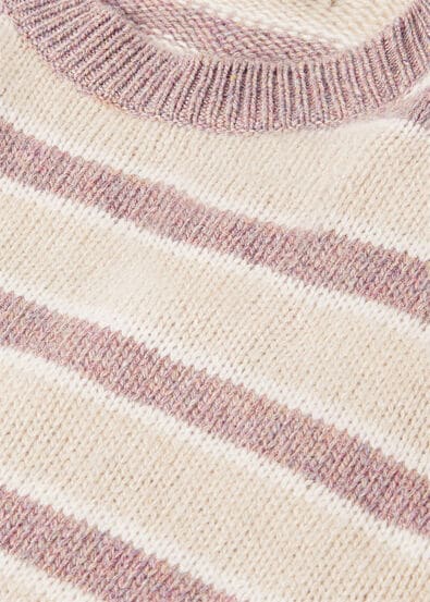 FOBELLO STRIPES SS CREWNECK SWEATER BABY CASH GG 7