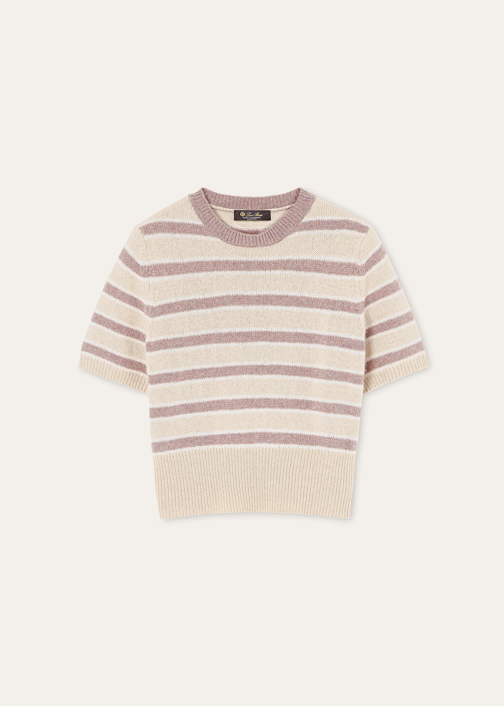FOBELLO STRIPES SS CREWNECK SWEATER BABY CASH GG 7