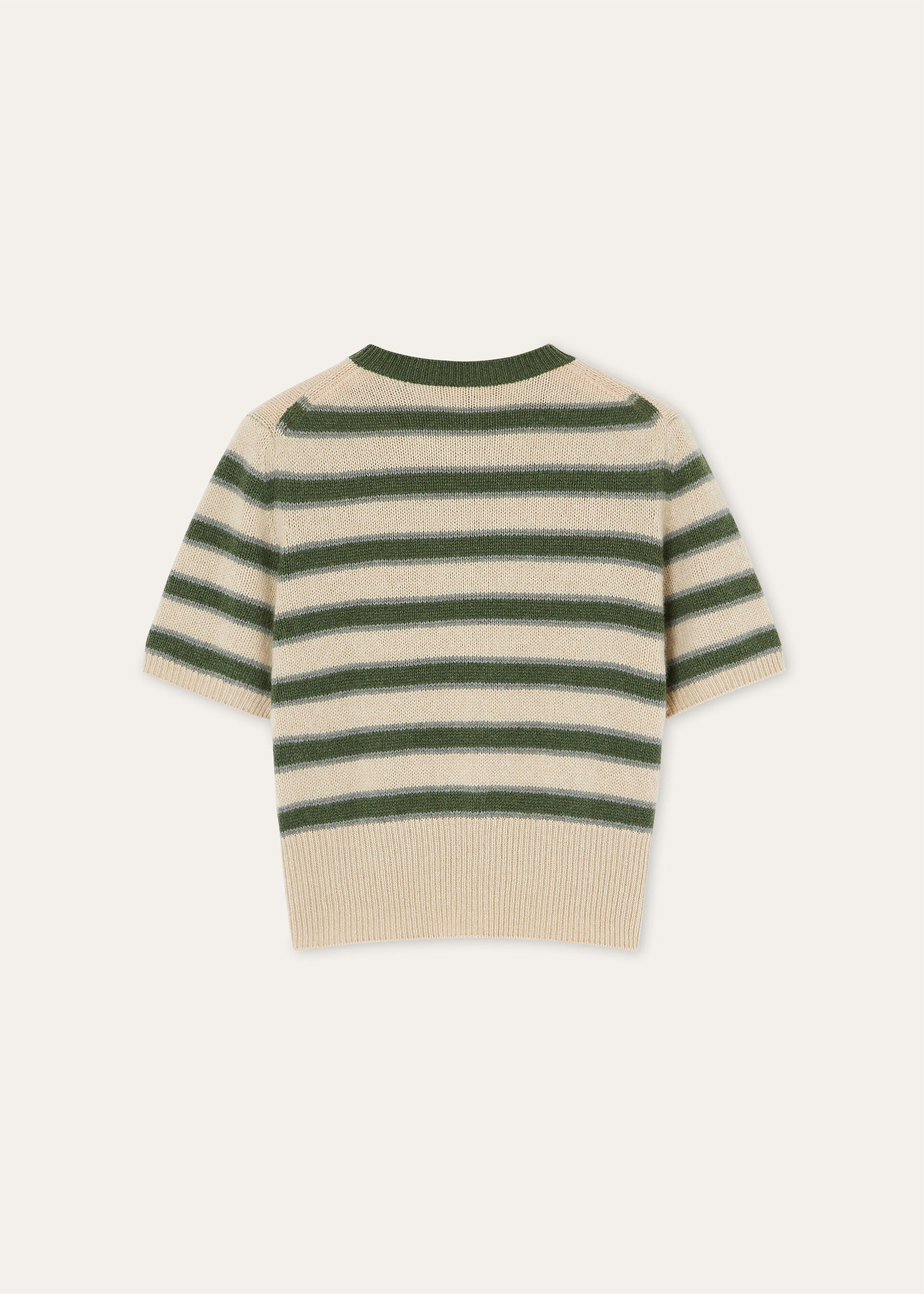FOBELLO STRIPES SS CREWNECK SWEATER BABY CASH GG 7
