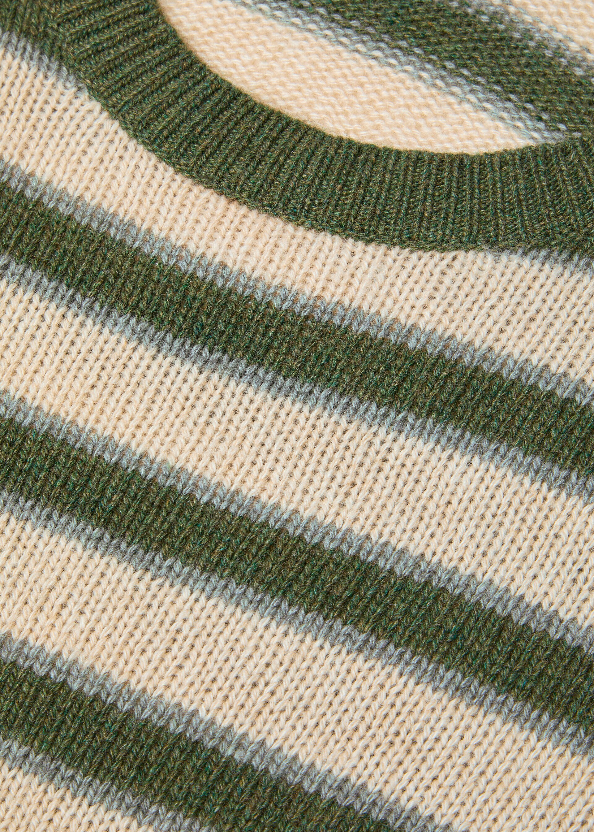 FOBELLO STRIPES SS CREWNECK SWEATER BABY CASH GG 7