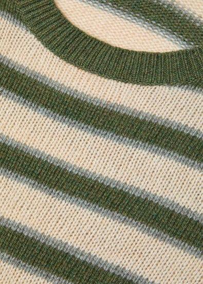 FOBELLO STRIPES SS CREWNECK SWEATER BABY CASH GG 7