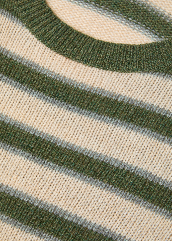 FOBELLO STRIPES SS CREWNECK SWEATER BABY CASH GG 7_FAP5926_F7IW_7