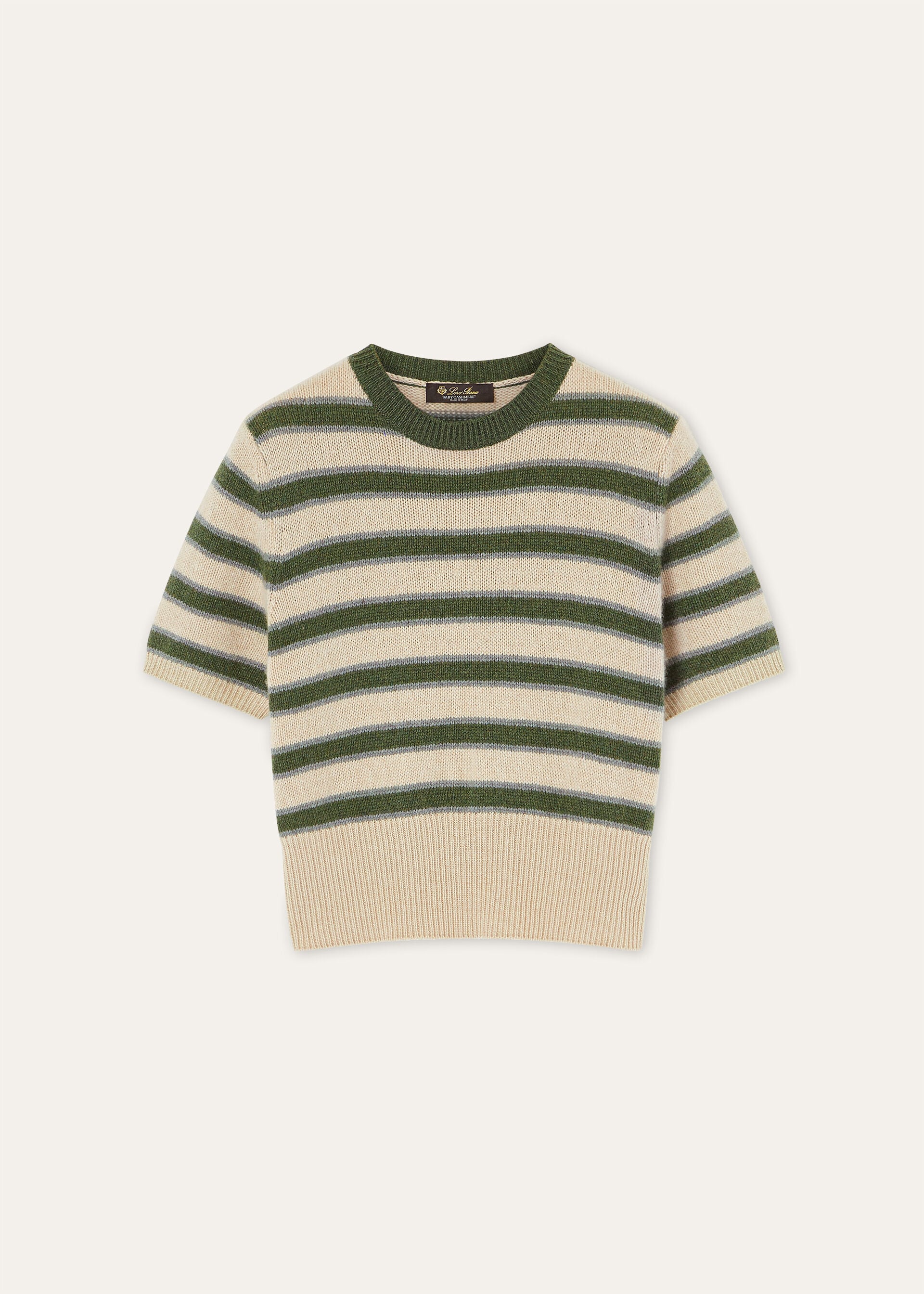 FOBELLO STRIPES SS CREWNECK SWEATER BABY CASH GG 7