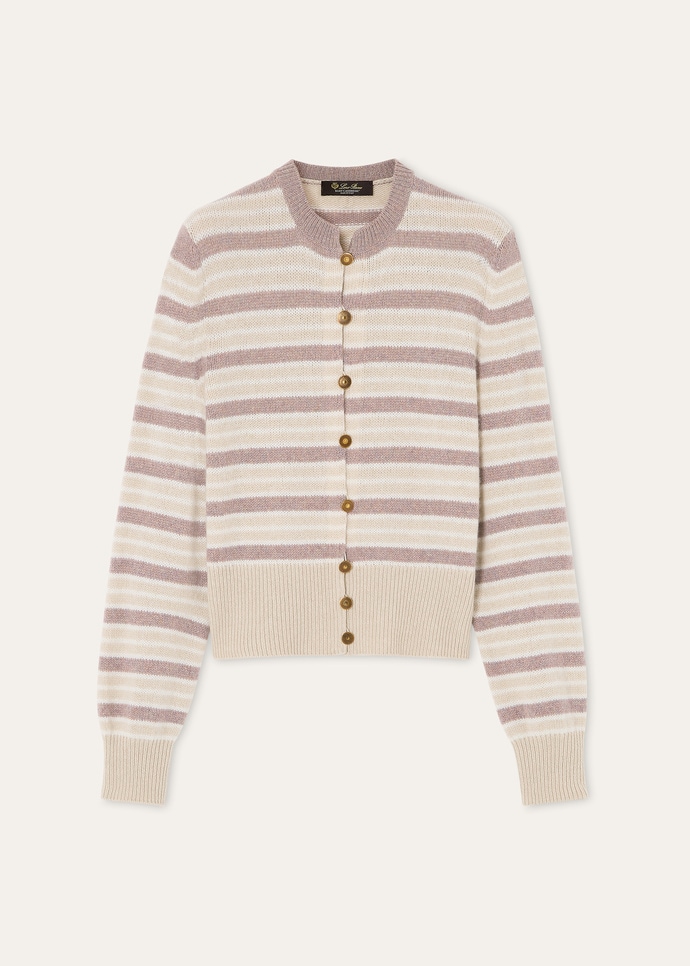 FOBELLO STRIPES CARDIGAN SWEATER BABY CASH GG 7_FAP5927_F7IV_5