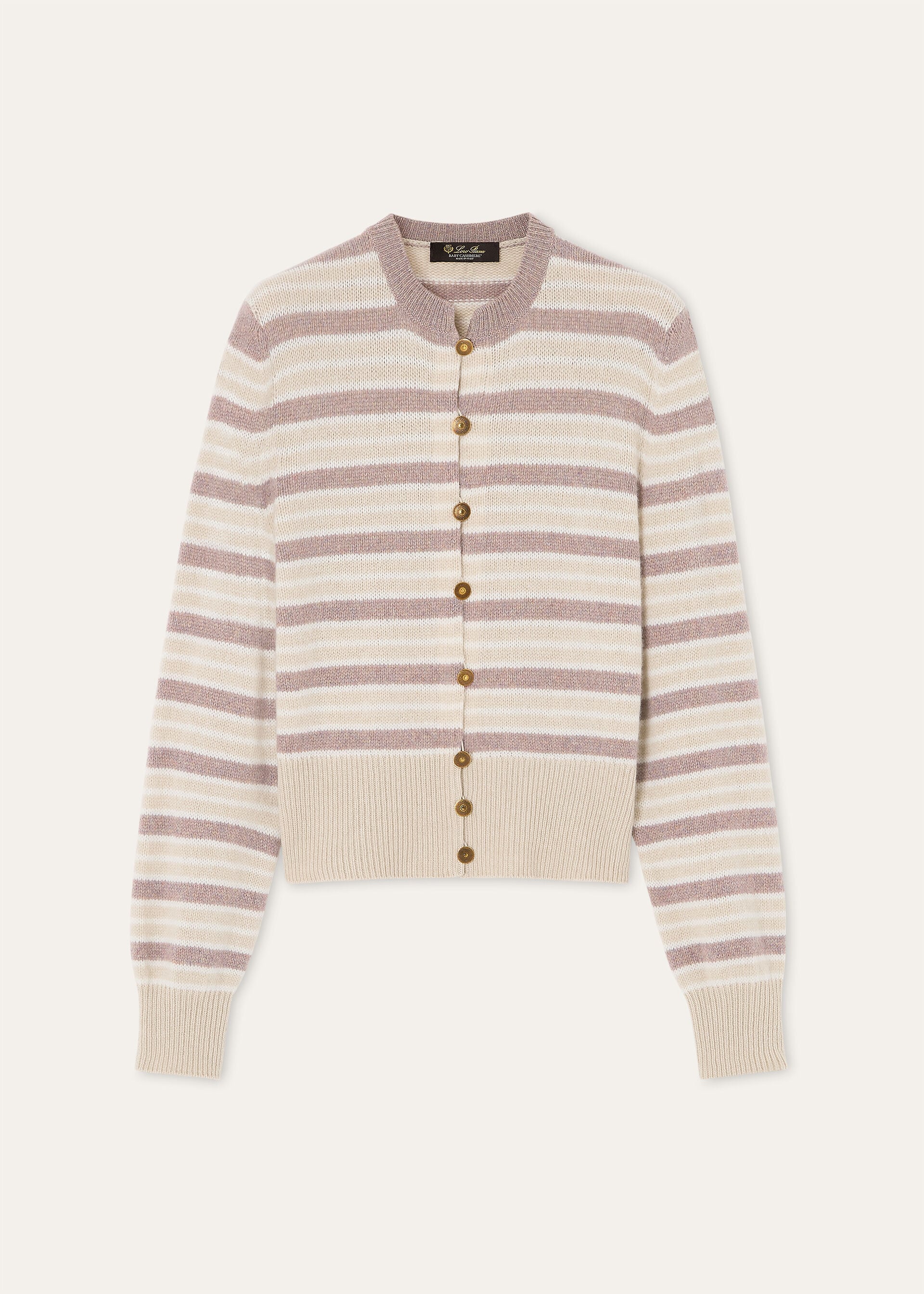 FOBELLO STRIPES CARDIGAN SWEATER BABY CASH GG 7