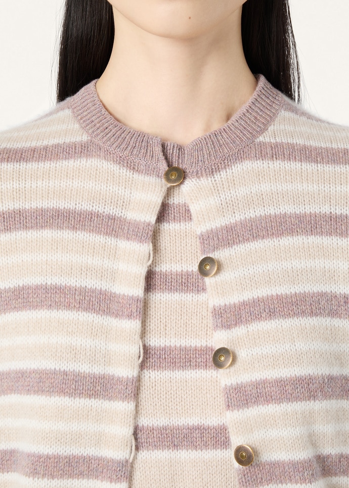 FOBELLO STRIPES CARDIGAN SWEATER BABY CASH GG 7_FAP5927_F7IV_2