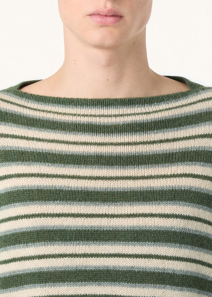 FOBELLO STRIPES CREWNECK SWEATER BABY CASH GG 7_FAP5928_F7IW_2