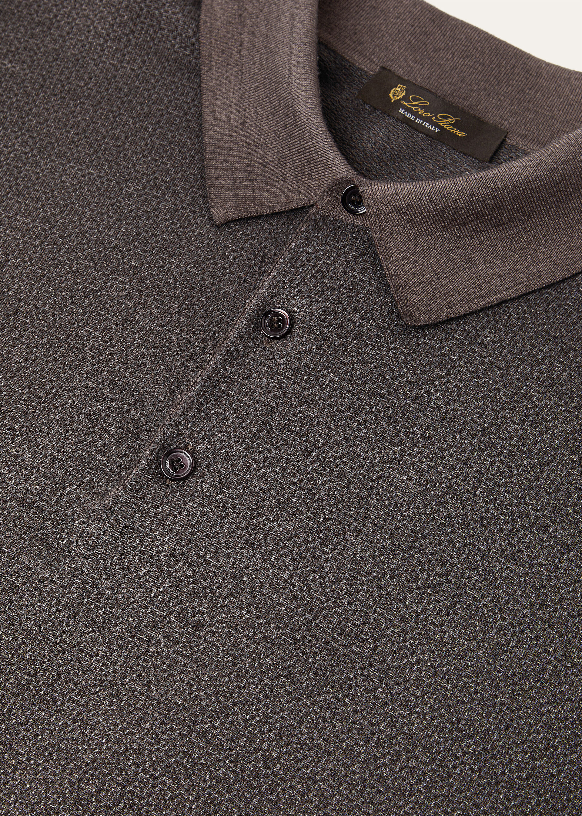 JACARANDA POLO WOOL SILK GG 18