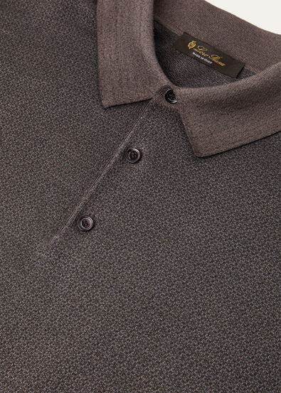 JACARANDA POLO WOOL SILK GG 18