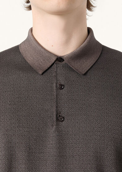 JACARANDA POLO WOOL SILK GG 18