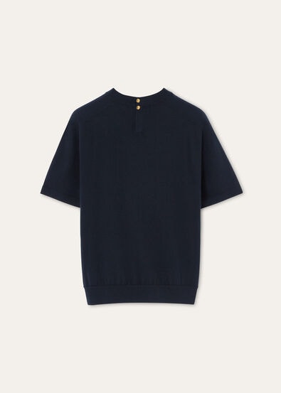 LP MENDOZA KNIT SS CREWNECK SWEATER CASH SILK GG18