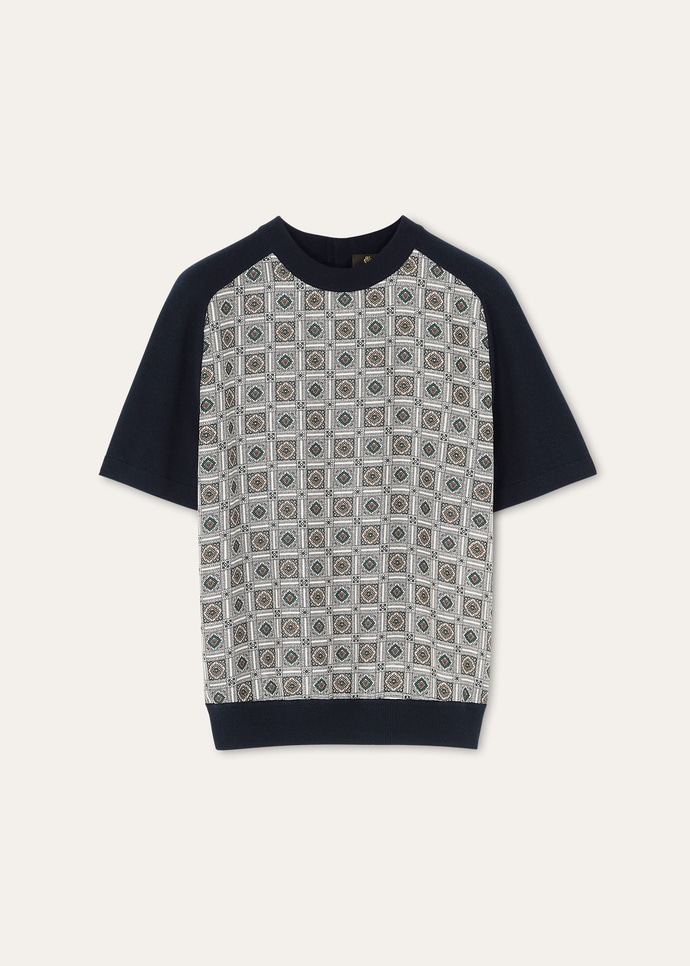 LP MENDOZA KNIT SS CREWNECK SWEATER CASH SILK GG18_FAP5943_B5KU_5