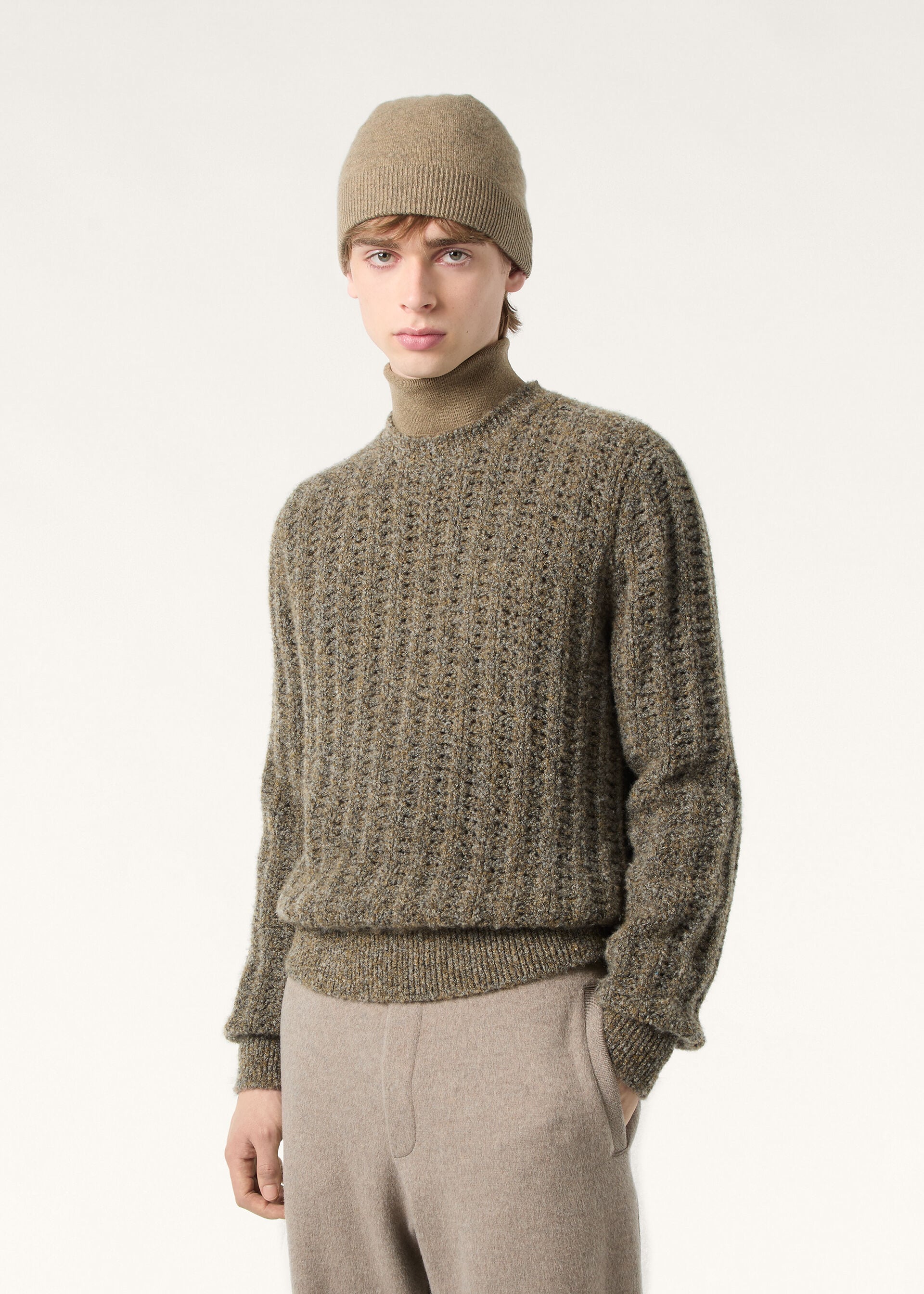 TAY CREWNECK SWEATER CASH SILK GG 5