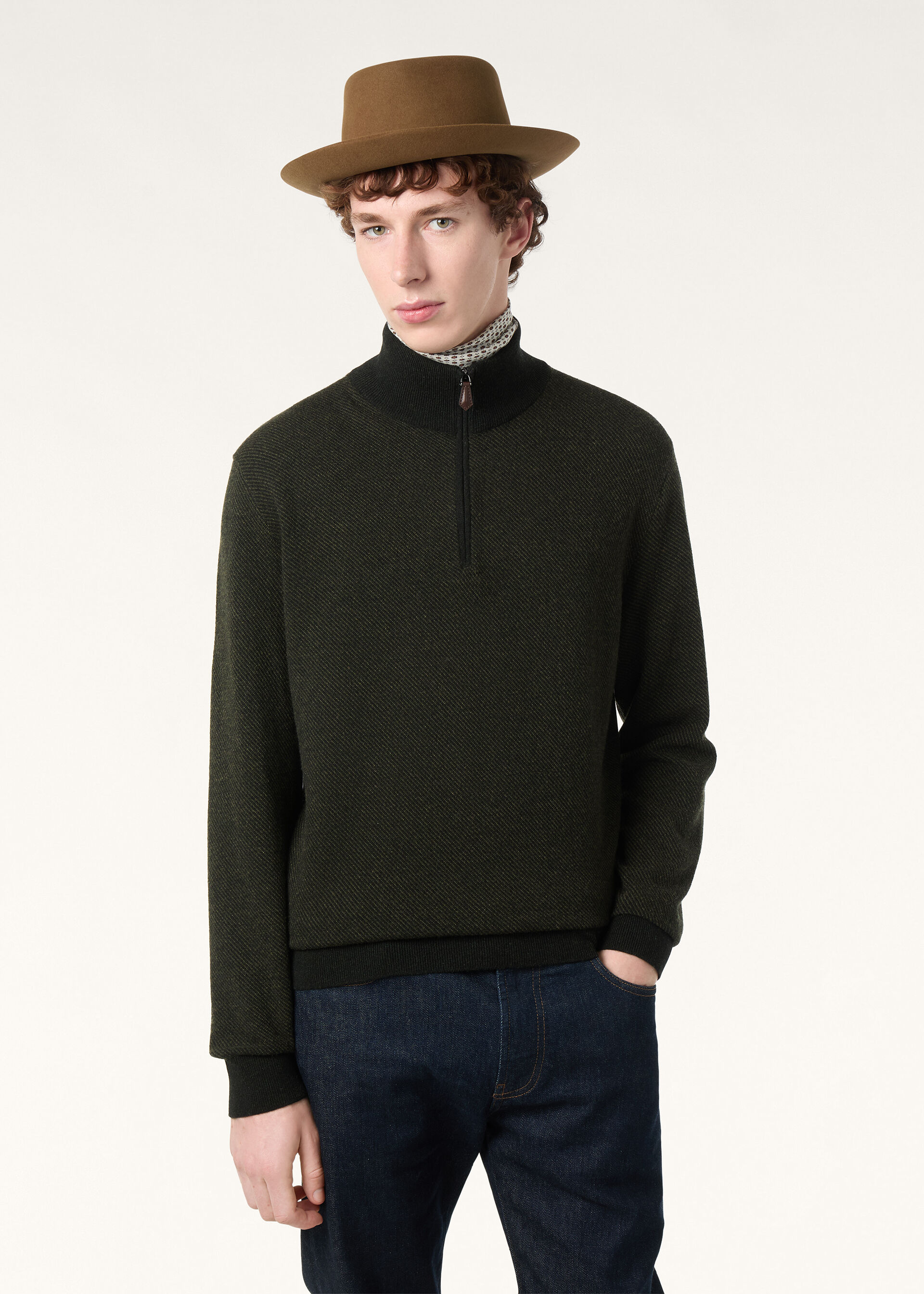 ROADSTER REVAMP HALFNECK SWEATER CASH GG 14