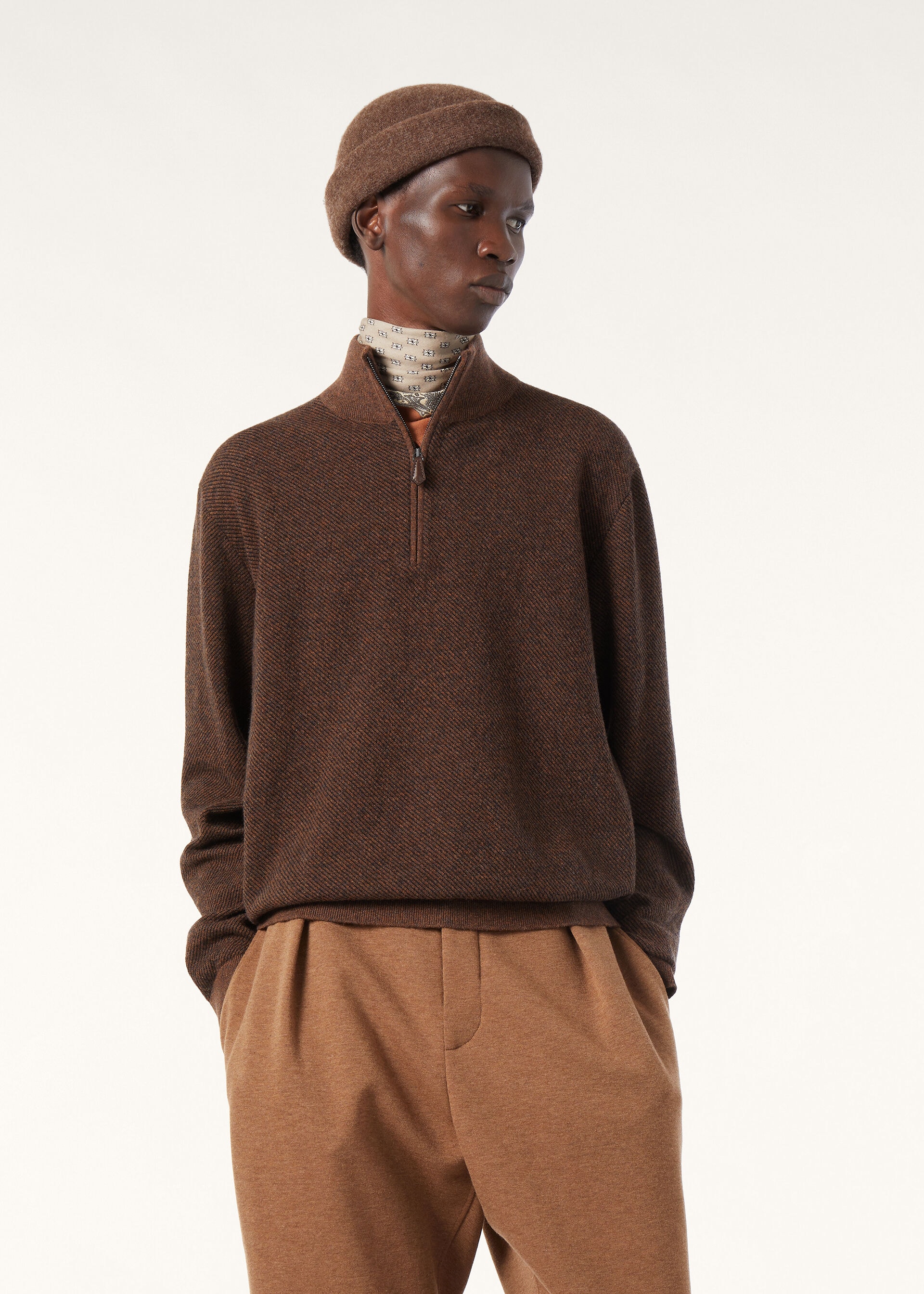 ROADSTER REVAMP HALFNECK SWEATER CASH GG 14